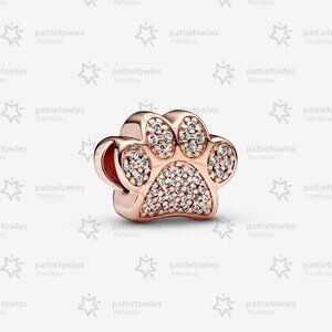 Pandora Sparkling Paw Print Charm|Pendant